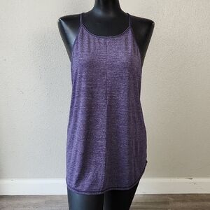 Lululemon Fast As Light Singlet Heathered Emperor Blue
